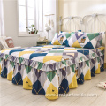 Printed Bunk bed skirt cotton sheet set